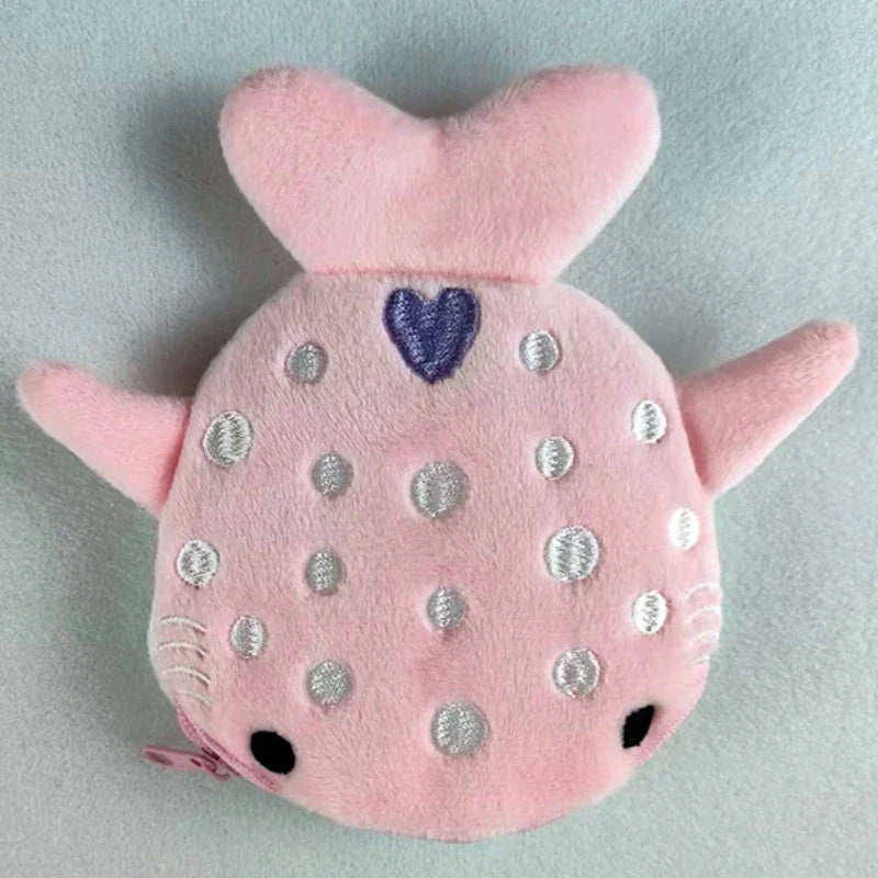 Cartoon Whale Shark Coin Purse | Kawaii Plush Zipper Wallet