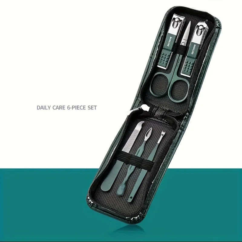 Special Nail Clippers Manicure Beauty Tools 6 Piece Portable Household Nail Scissors Set Household High End Mens And Womens