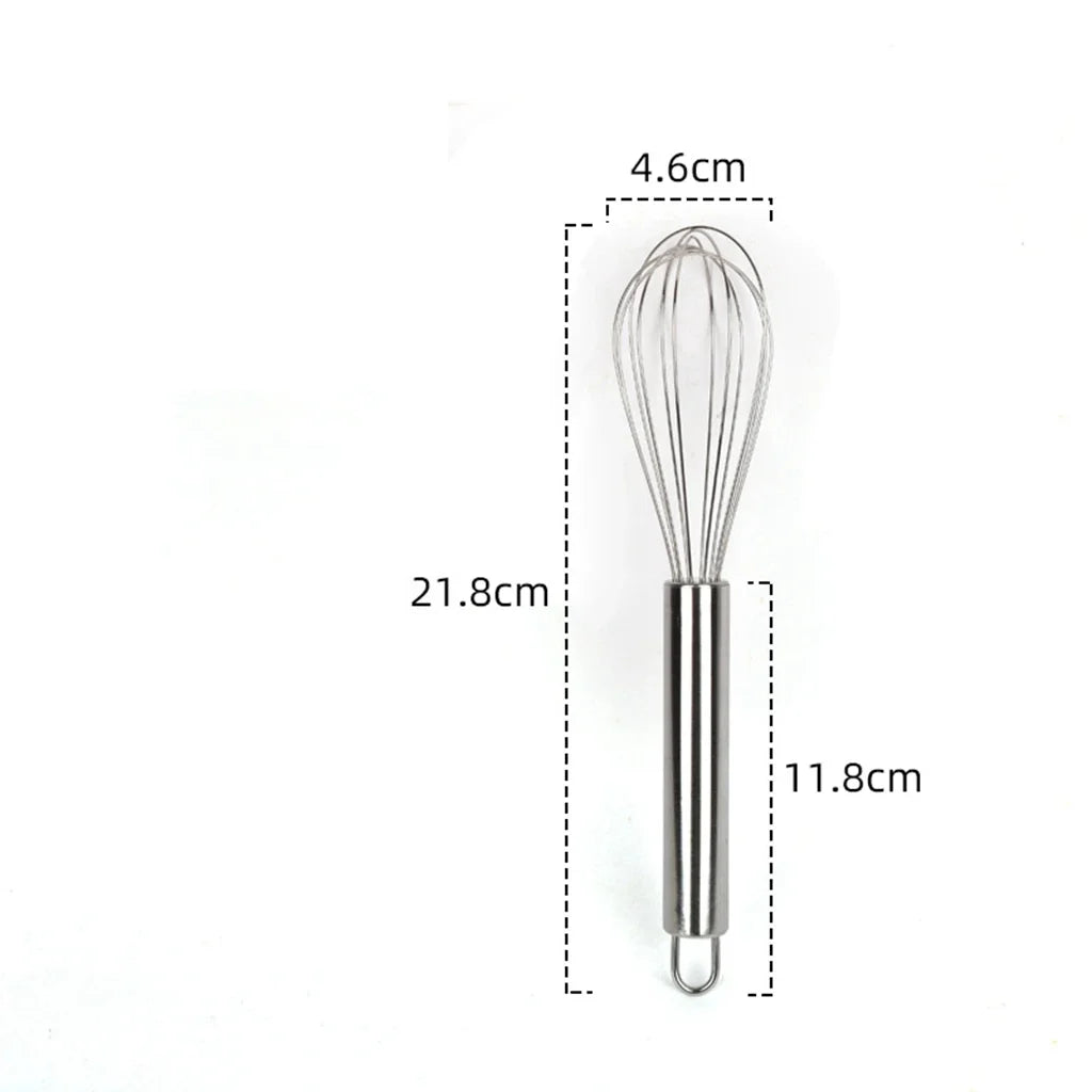Egg Whisk Manual Egg Beater | Stainless Steel Kitchen Baking Utensil