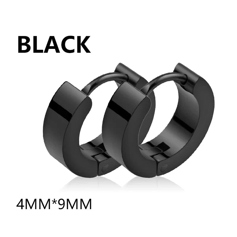 1Pair Punk Stainless Steel Spiky Thorn Stud Earrings | Unisex Hip Hop Gothic Jewelry
