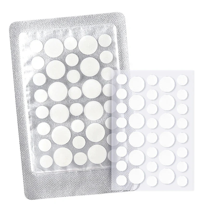 24pcs/36pcs Round Hydrogel Invisible Acne Sticker | Skin Care & Makeup Cover Patches