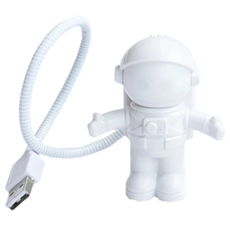 Astronaut LED Desk Lamp | USB Flexible Night Light with Eye Protection
