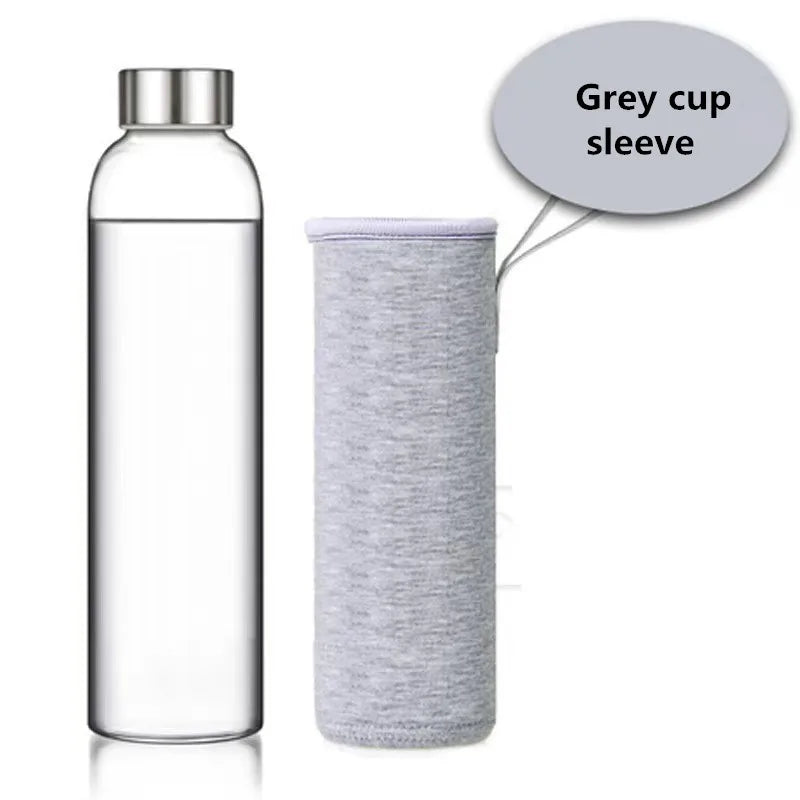 550ml Travel bottle Car Shatterproof hand Portable Glass Water Bottle new arrival Worldwide Store