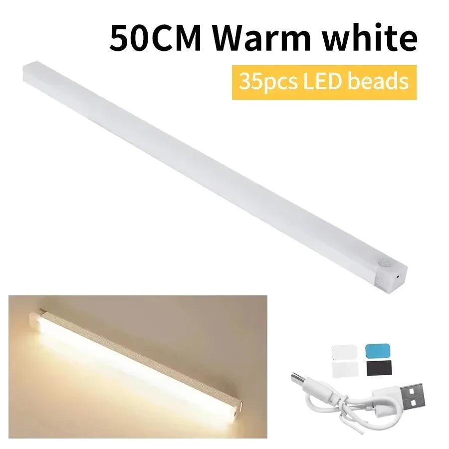 Wireless LED Motion Sensor Cabinet Light | USB Rechargeable Night Light