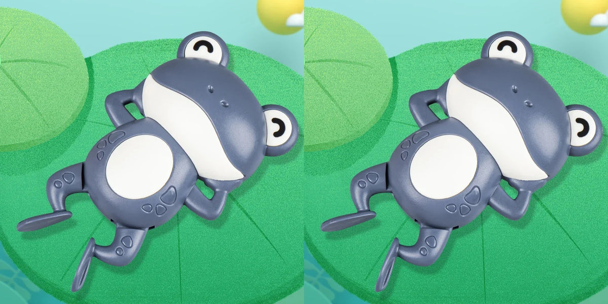 Clockwork Swim Frog Bath Toy | Toddler Bath Time Fun