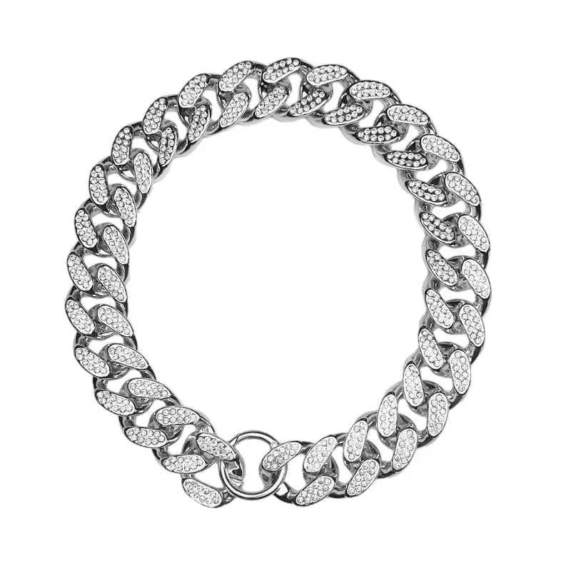 Dog Chain Collar for Your Confident Pet | Stylish & Strong