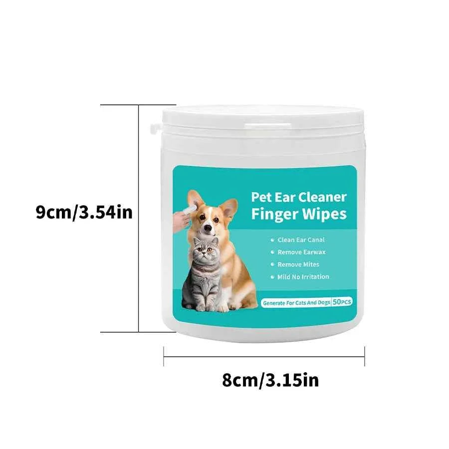Pet Ear Cleaning Wipes for Healthy Ears