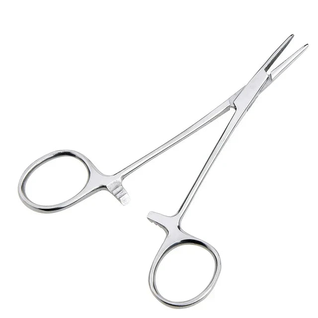 1pc Stainless Steel Hemostatic Forceps | Locking Clamps for Surgery, Fishing, and Crafting