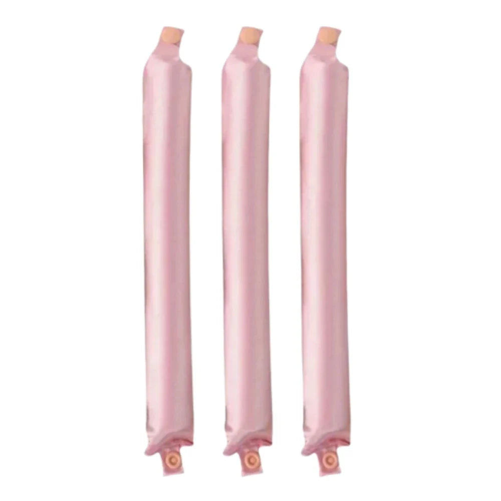 Satin Heatless Curling Rod Headband Set | No Heat Hair Curlers for Overnight Lazy Curls