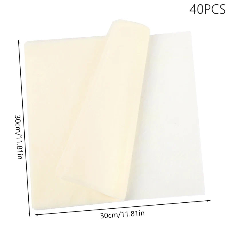 40-Piece 30x30 cm Tissue Paper Flowers | Gift Wrapping and Craft Paper Pack