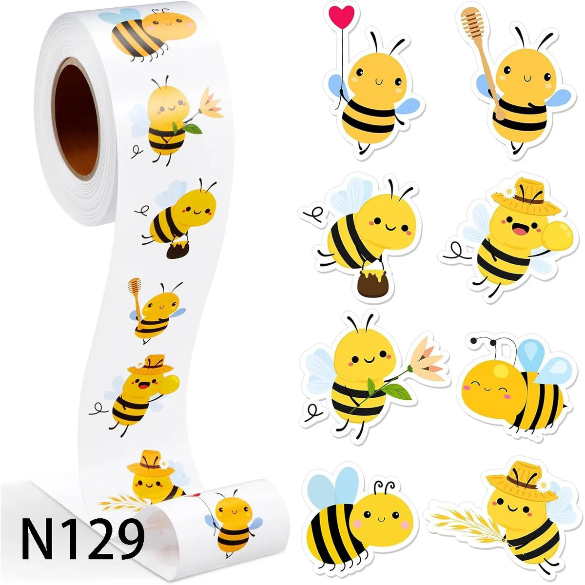 Cute Animal Roll Stickers | Fun Decorative Labels for Kids