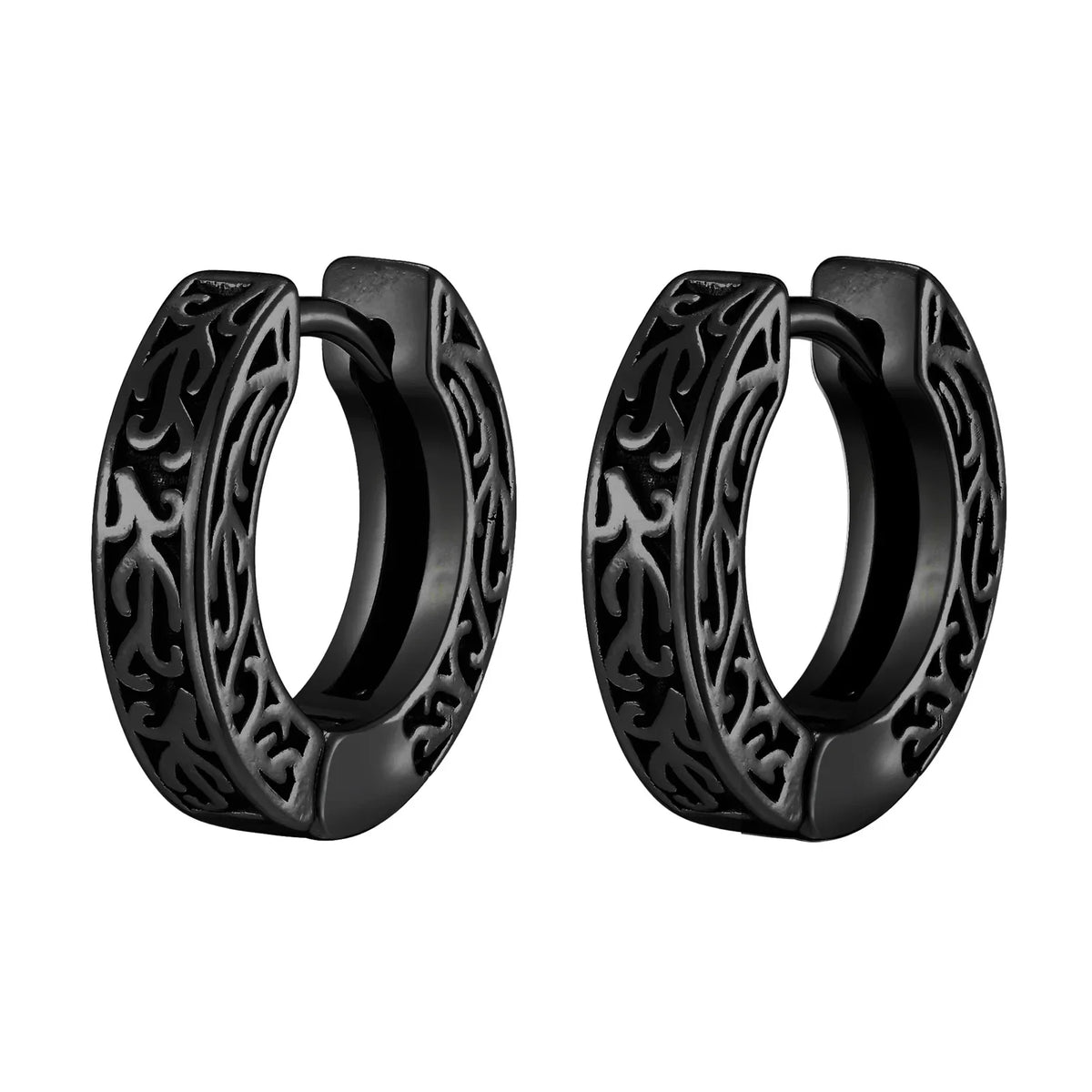 Stainless Steel Small Hoop Earrings for Men | Hypoallergenic Huggies