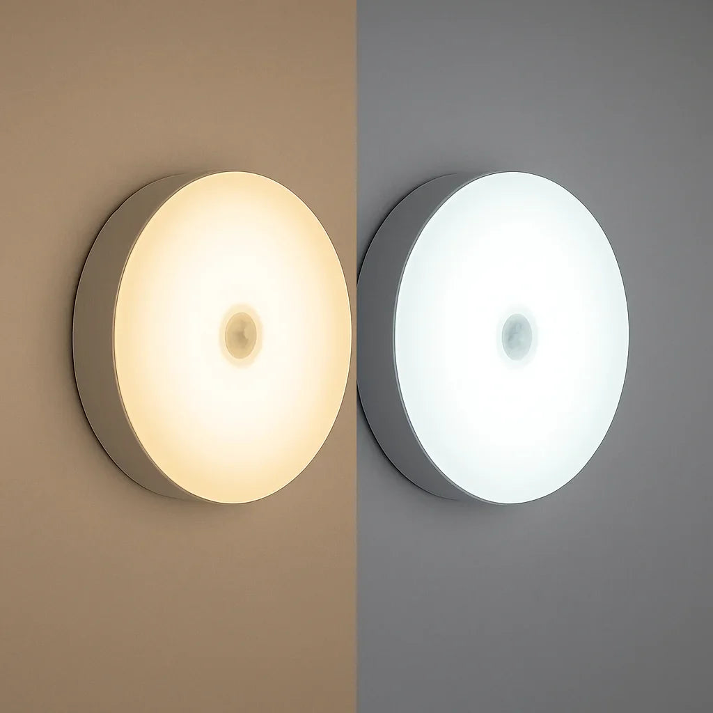 LED Night Light Smart Human Body Sensor with Digital Sensor Head Magnetic Suction Wireless-Use Eye Protect Night Lamp