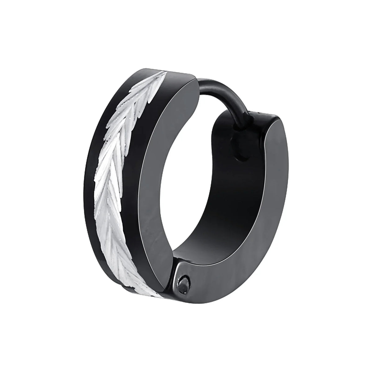 Vnox Stainless Steel Small Hoop Earrings for Men Women | Stylish Two-Tone Metal Huggies