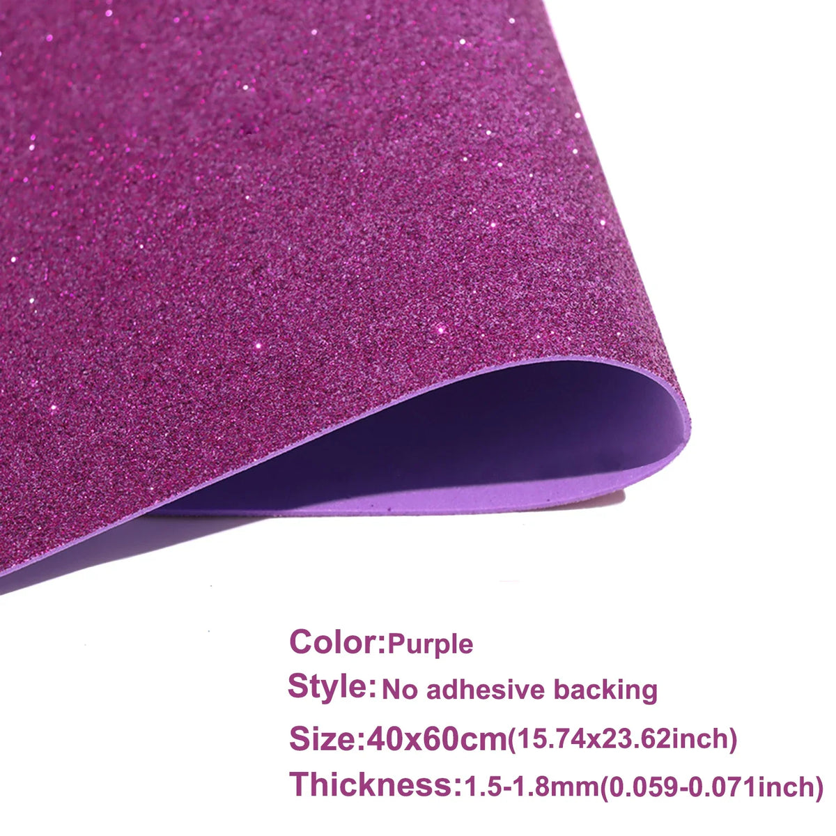 Glitter Foam Paper Sheets for DIY Crafts | Sparkle EVA Craft Foam 40x60cm