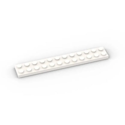 20 PCS 2x12 Flat Plate Building Blocks | Compatible Small Particle DIY Parts