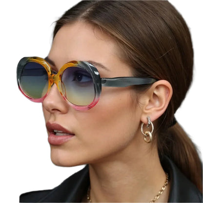 2025 New Retro Oval Sunglasses | UV Protection with Photochromic Lenses