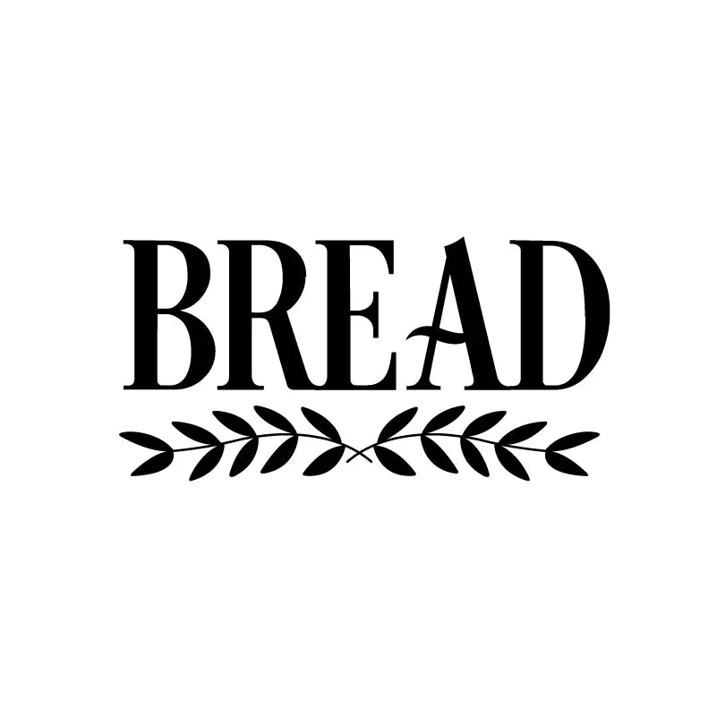 Farmhouse Bread Box Sticker | Kitchen Pantry Label Decal