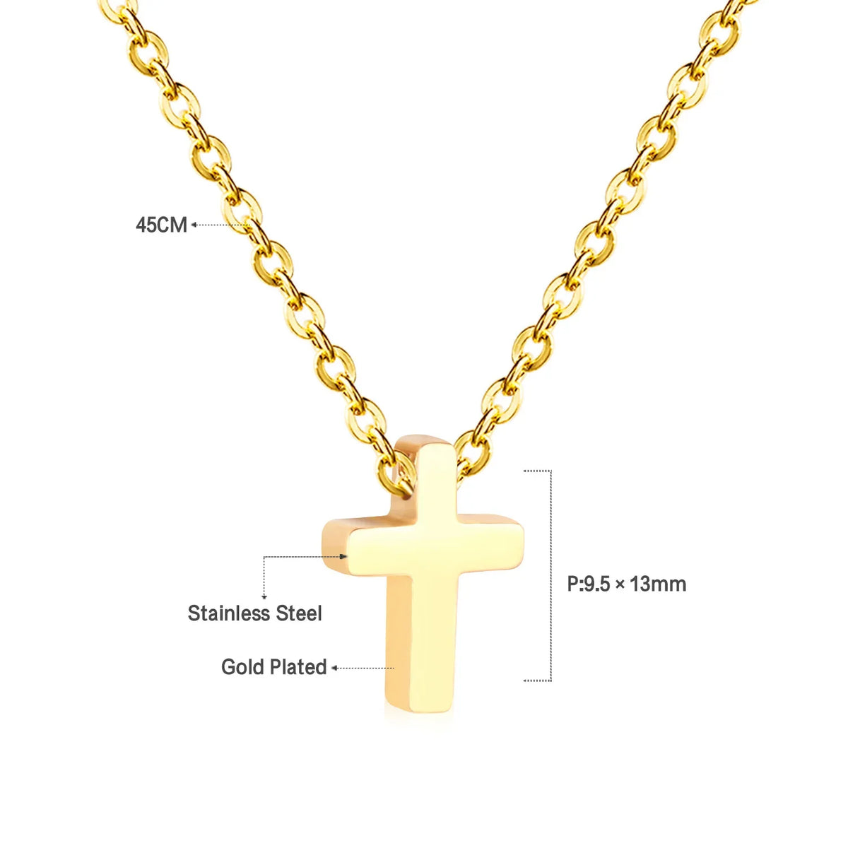 Simple Heart Pendant Necklace | Stainless Steel Clavicle Choker for Girls