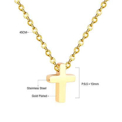 Simple Heart Pendant Necklace | Stainless Steel Clavicle Choker for Girls