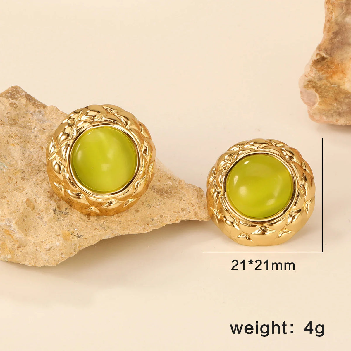 LUXUKISSKIDS Fairy Flower Earrings Stud | Gold-Plated Stainless Steel Piercing Jewelry for Women
