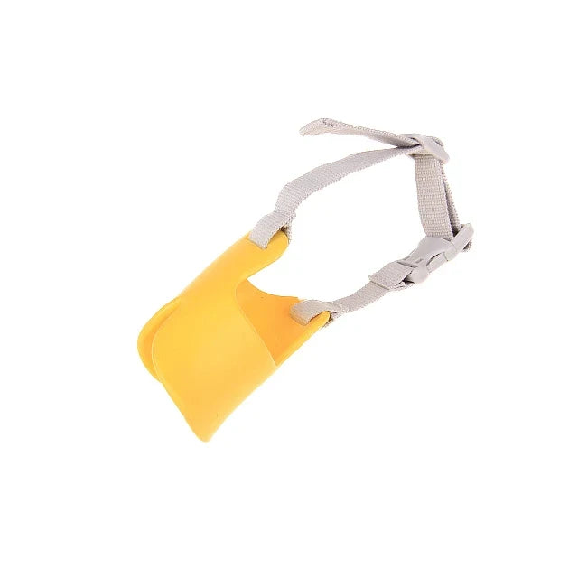 Dog Silicone Duck Muzzle Mask – Anti-Bite & Anti-Bark Adjustable Pet Muzzle