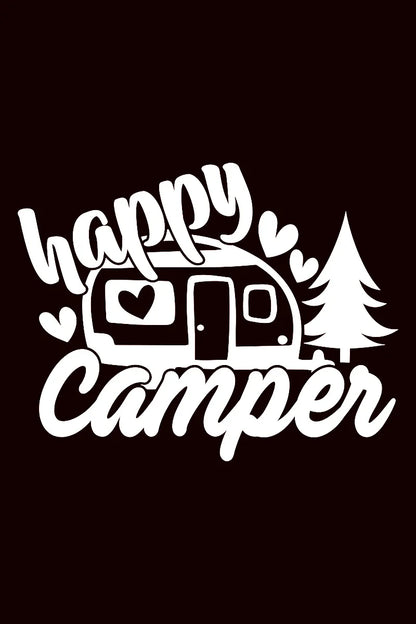 Camp Life Vinyl Decal Bundle | Camper Door Window Sticker for Laptop Water Bottle