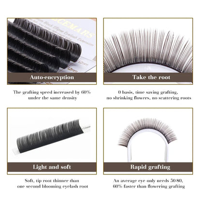 Super Soft Ellipse Flat Eyelash Extension | DeceMars