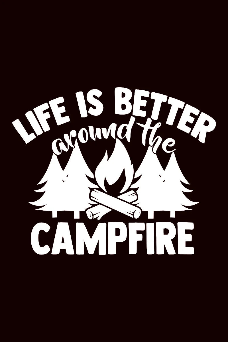 Camp Life Vinyl Decal Bundle | Camper Door Window Sticker for Laptop Water Bottle