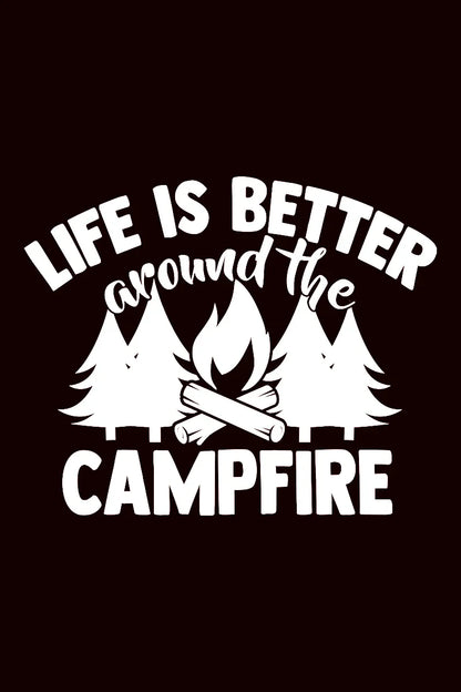 Camp Life Vinyl Decal Bundle | Camper Door Window Sticker for Laptop Water Bottle