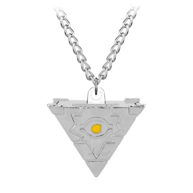 Yu-Gi-Oh Millennium Puzzle Necklace | 3D Yugi Muto Pendant Jewelry for Fans