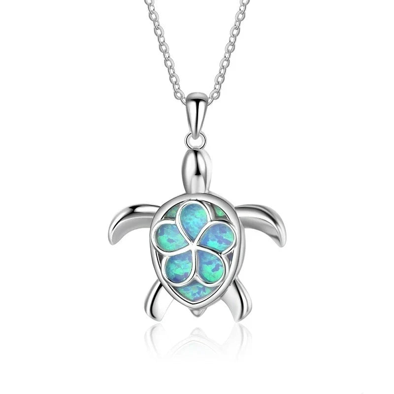 Fashion Sunflower Pendant Necklace | Rose Gold Crystal Zircon Imitation Opal Jewelry