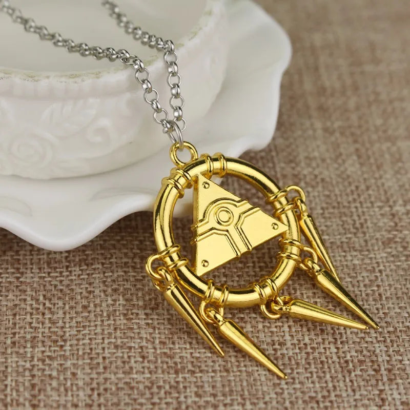 Yu-Gi-Oh Millennium Puzzle Necklace | 3D Yugi Muto Pendant Jewelry for Fans