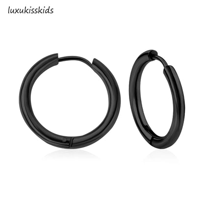 Small Hypoallergenic Hoop Earrings for Sensitive Ears | Stainless Steel Huggie Earrings