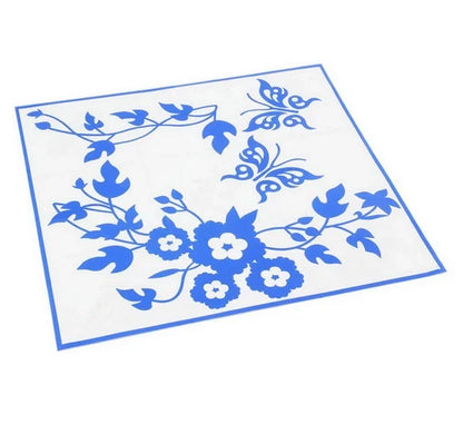 Butterfly Flower Wall Sticker | Bathroom Decor Wall Decals