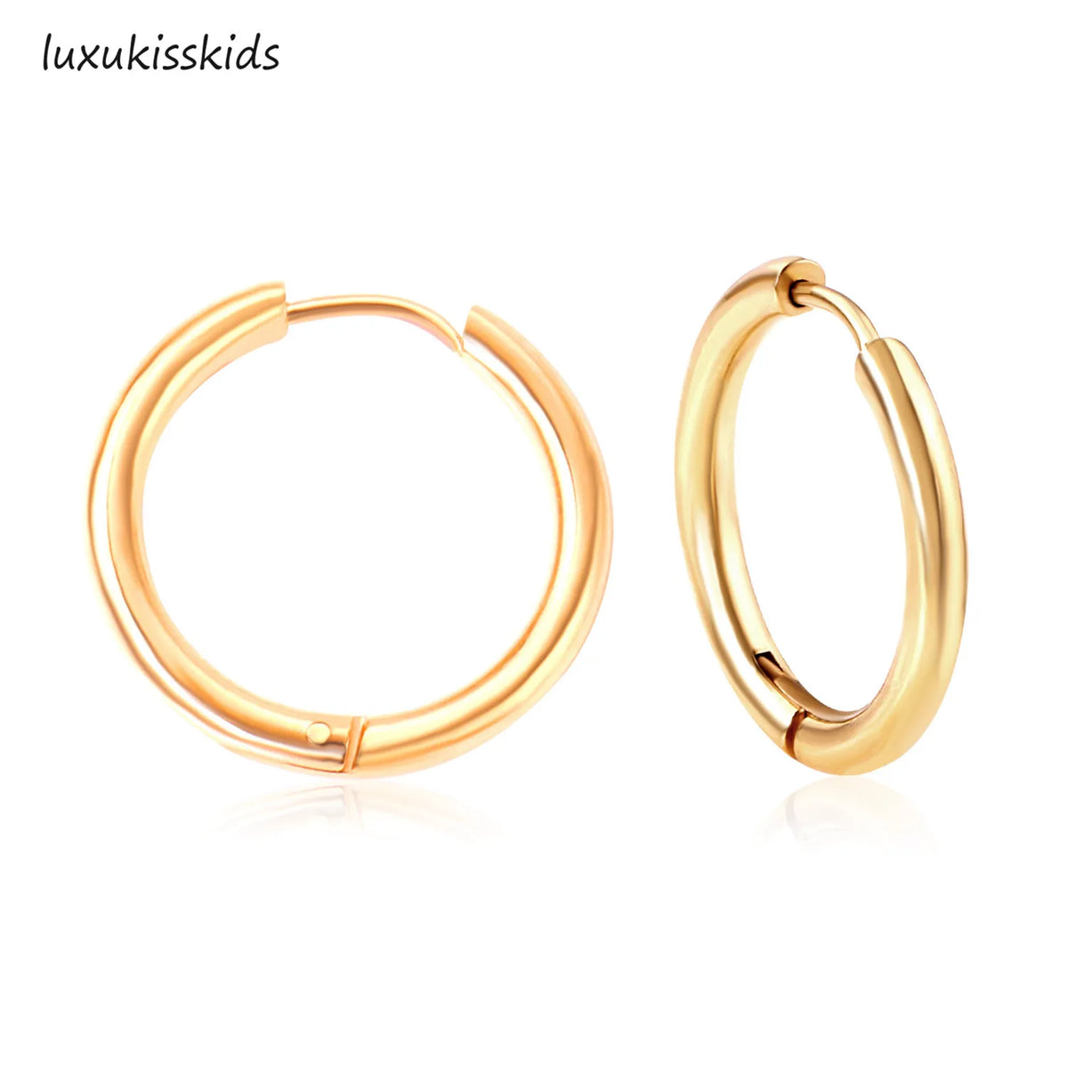 Small Hypoallergenic Hoop Earrings for Sensitive Ears | Stainless Steel Huggie Earrings