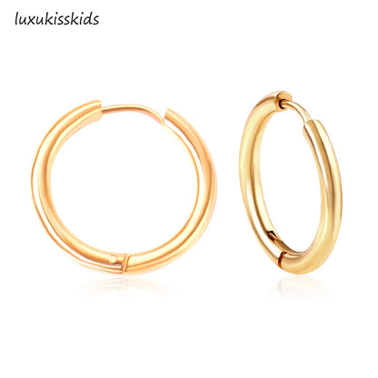 Small Hypoallergenic Hoop Earrings for Sensitive Ears | Stainless Steel Huggie Earrings