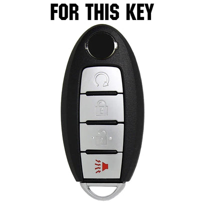Nissan Silicone Key Fob Cover | 4 Button Car Remote Protector