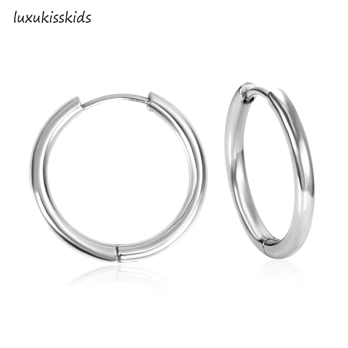 Small Hypoallergenic Hoop Earrings for Sensitive Ears | Stainless Steel Huggie Earrings