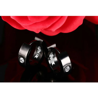 Stainless Steel Hoop Earrings for Women | Cubic Zirconia Huggie Ear Cuff