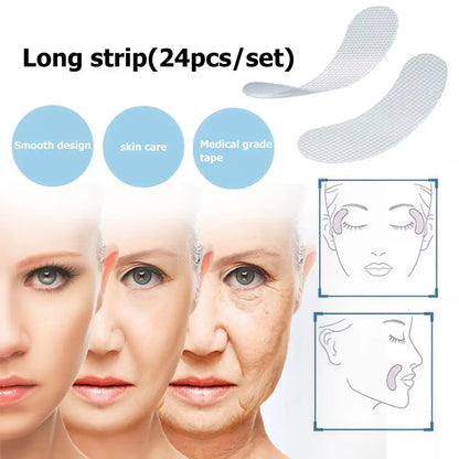 12/24/27pcs Thin Face Stickers EVA Anti-Wrinkle Patches | Forehead Lift Tapes for Skin Lifting