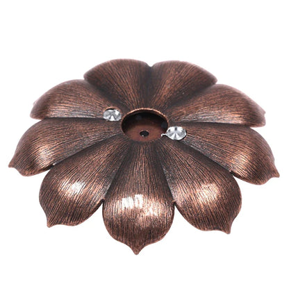 Aluminium Alloy Incense Burner Plate | Lotus Incense Stick Holder