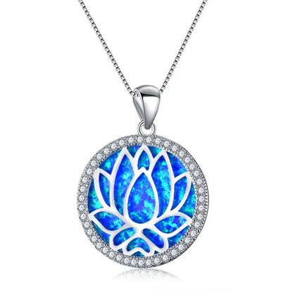 Fashion Sunflower Pendant Necklace | Rose Gold Crystal Zircon Imitation Opal Jewelry