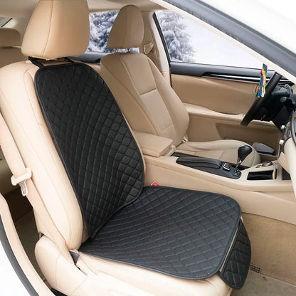 Leather Car Seat Covers Four Seasons Front/Rear Seat Protector Car Seat Cushion Pad Mat Auto Interior Accessories Universal