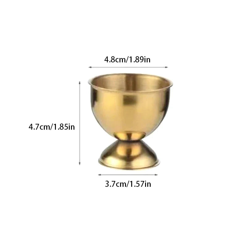 Stainless Steel Egg Cup Holder | Soft Boiled Egg Rack for Breakfast