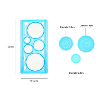Creative Geometry Spirograph Drawing Stencils Set | Painting Template Art Crafts Kids Educational Toy