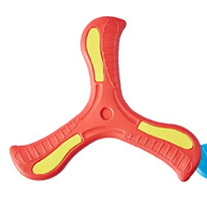 Children Boomerang Soft Three-leaf Cross Outdoor Toy Flying Disc Adult-kids Interactive Sports Toy for Puzzle Decompression Gift
