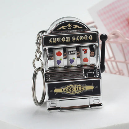Fruit Slot Machine Keychain | Lucky Charm Bag Pendant for Adults