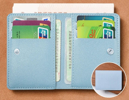 Classic PU Leather Slim Wallet | Unisex Card Holder and Coin Purse