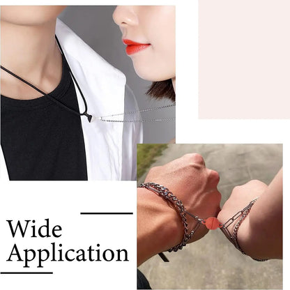 Heart Round Magnetic Clasps Set | DIY Jewelry Connector Charms